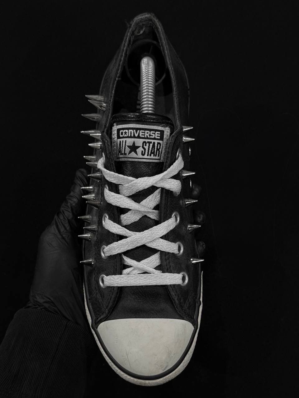 Converse Converse Goth Pin Leather Sneakers Size US 8 / IT 38 - 4 Thumbnail