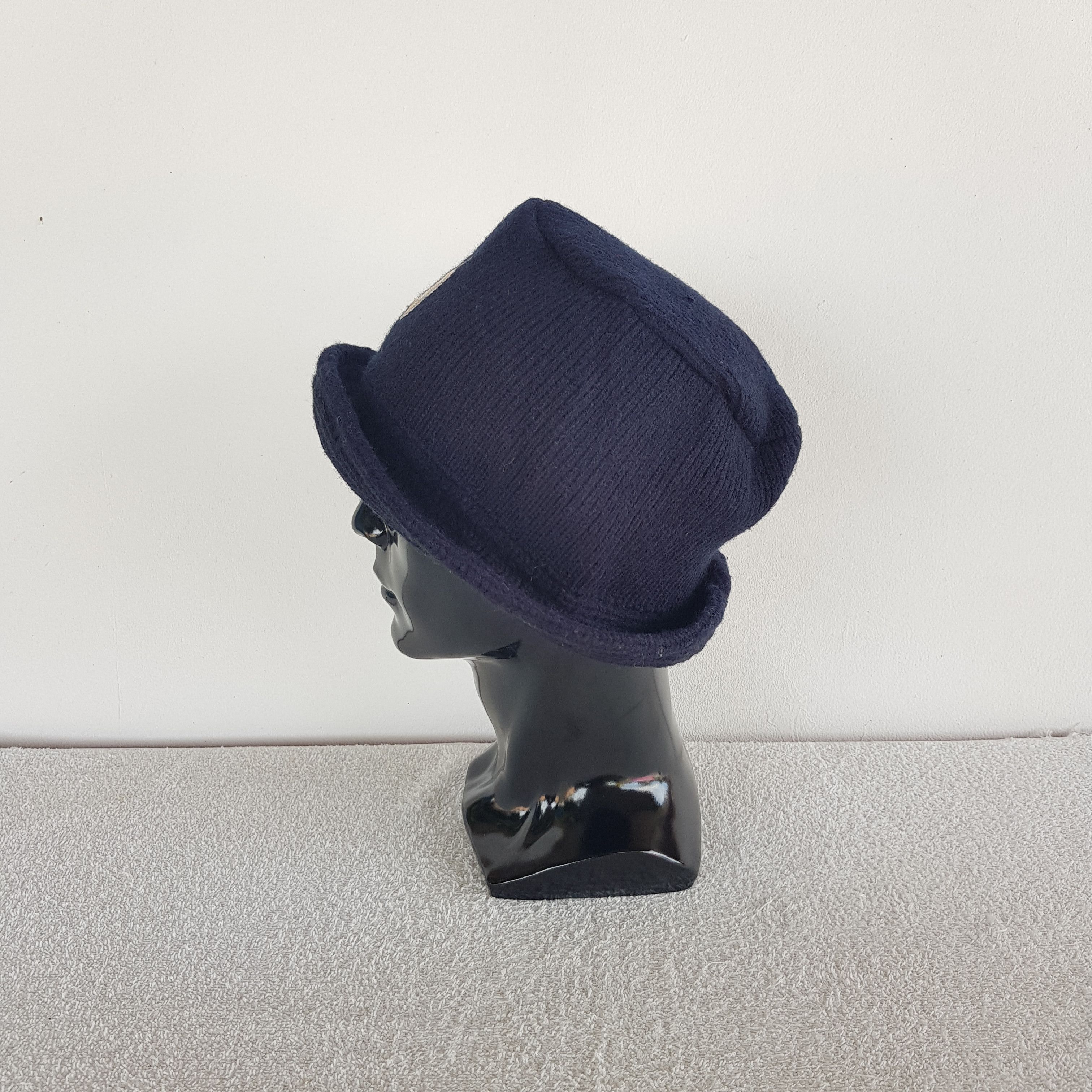 Japanese Brand Vintage DJ Honda Beanie Caps Fair Isle Ribbed Knit Hats. Size ONE SIZE - 4 Thumbnail