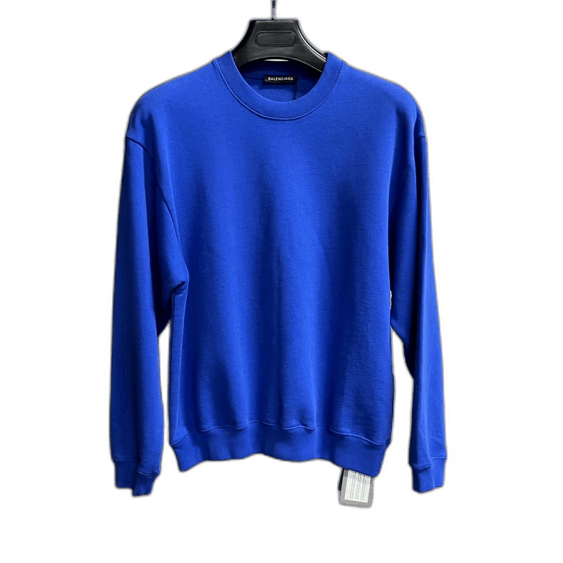 Balenciaga Balenciaga Blue Logo Print Sweatshirt-2506 Size US XS / EU 42 / 0 - 1 Thumbnail