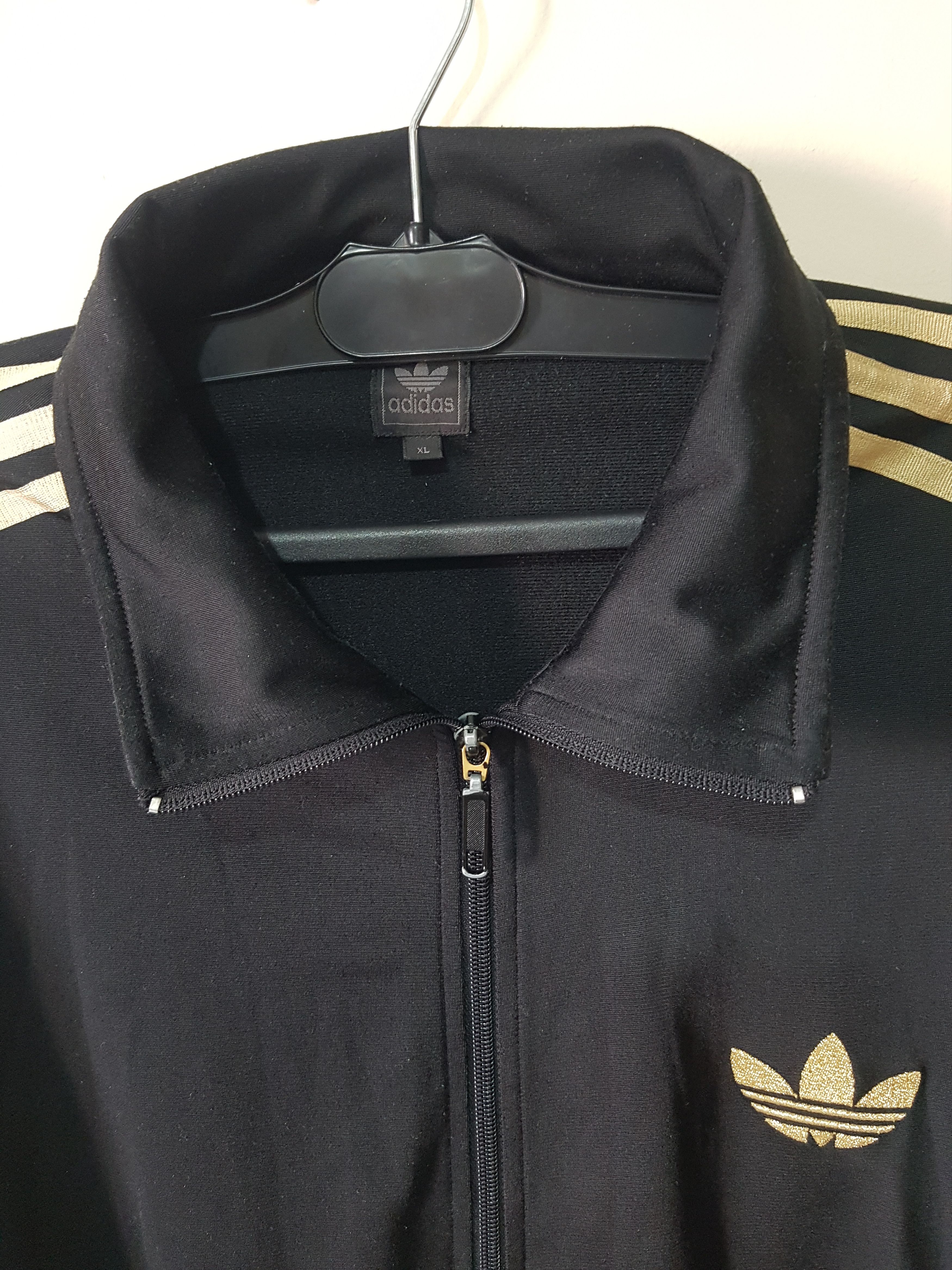 Adidas adidas Firebird Gold Stripes Vintage Track Jacket Size US XL / EU 56 / 4 - 3 Thumbnail