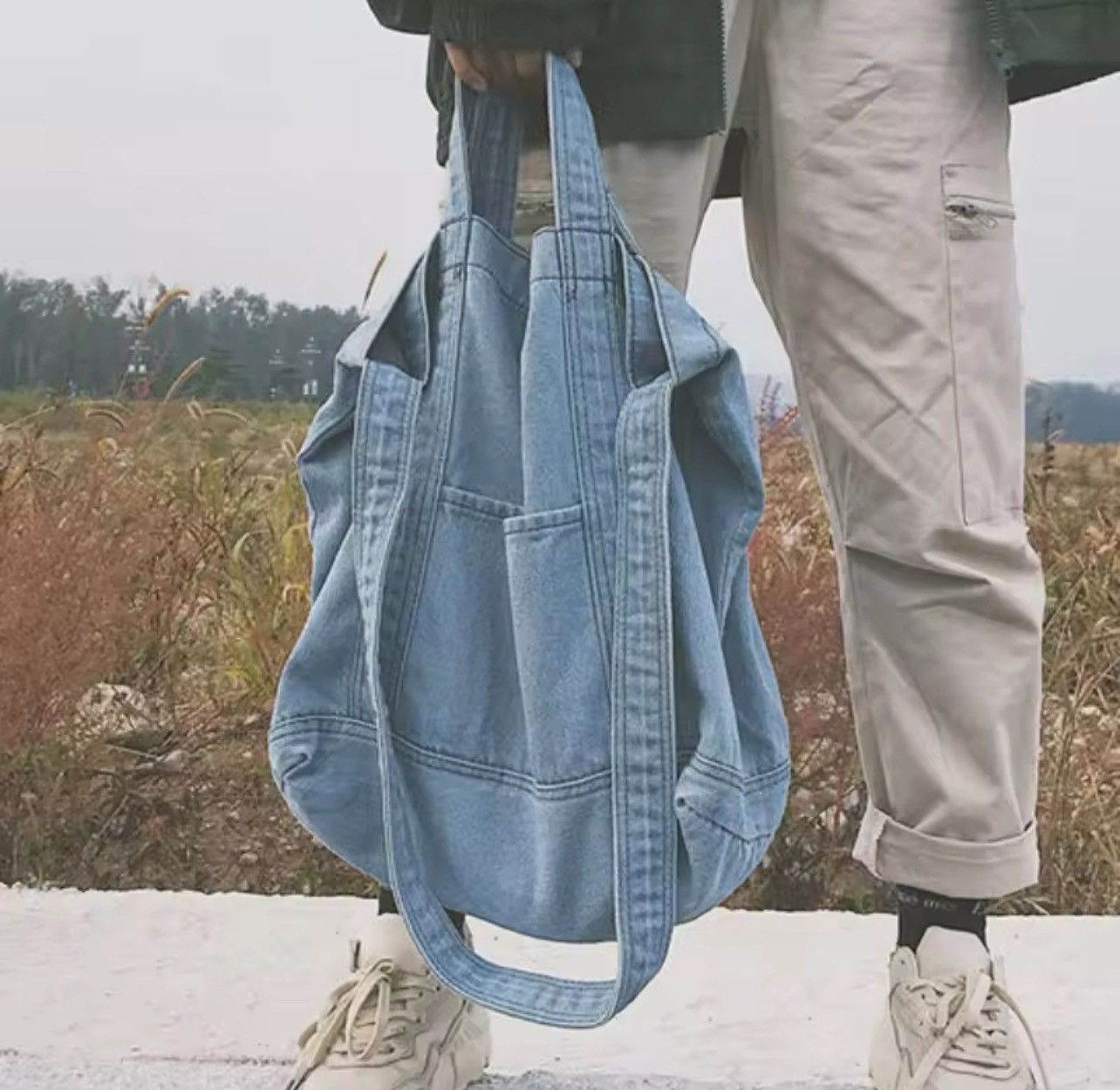 Japanese Brand × Jean Denim Shoulder Bag Size ONE SIZE - 2 Thumbnail