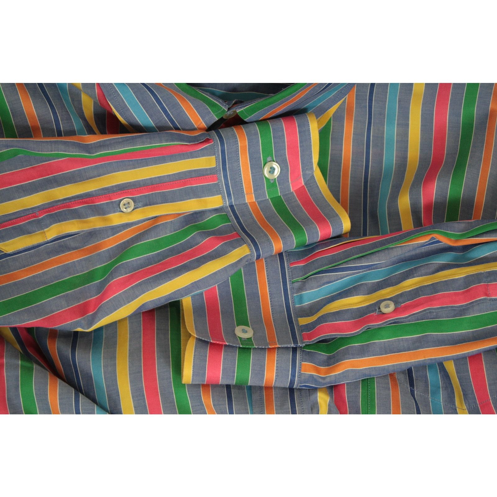 Paul & Shark Paul & Shark Italy Striped Button Down Shirt Mens XL 42 Size US XL / EU 56 / 4 - 7 Thumbnail