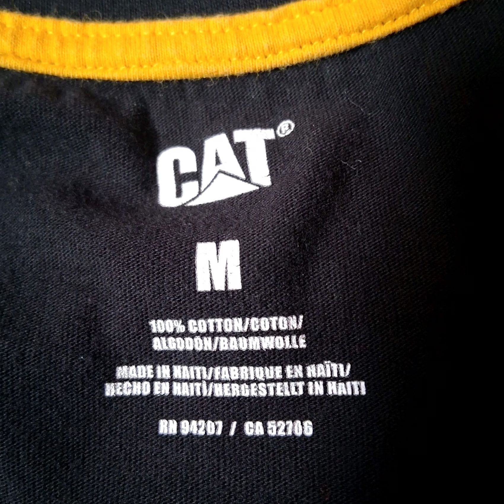 Vintage Caterpillar CAT Workwear Shirt Long Sleeve T Logo Work Heavy Equipment Black Adult Medium Mens Size US M / EU 48-50 / 2 - 6 Thumbnail