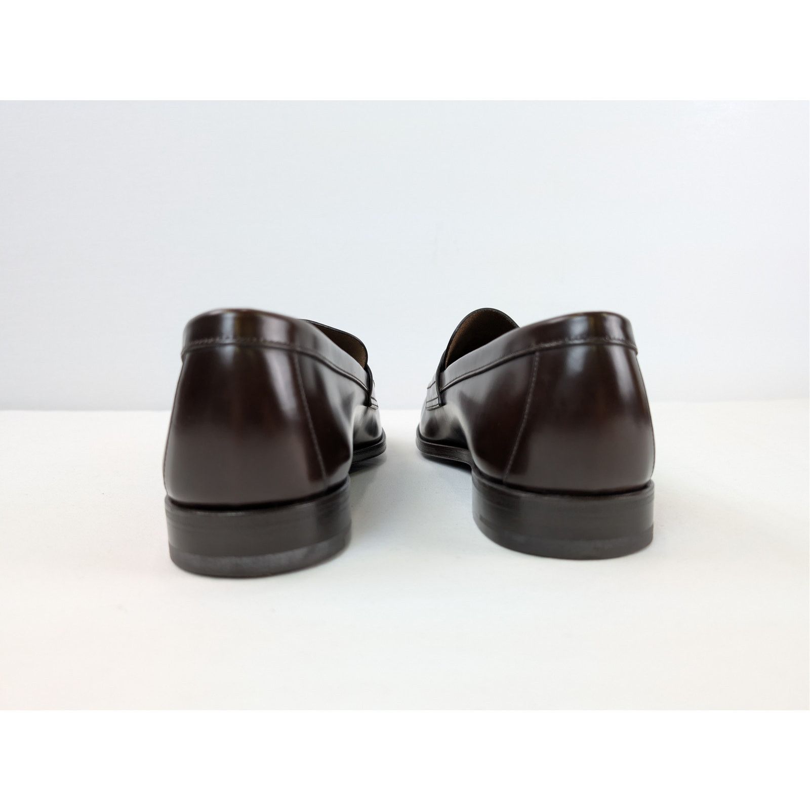 Prada o1rshd1 Brushed Leather Loafers Boots in Bruciato Size US 11.5 / EU 44-45 - 11 Thumbnail