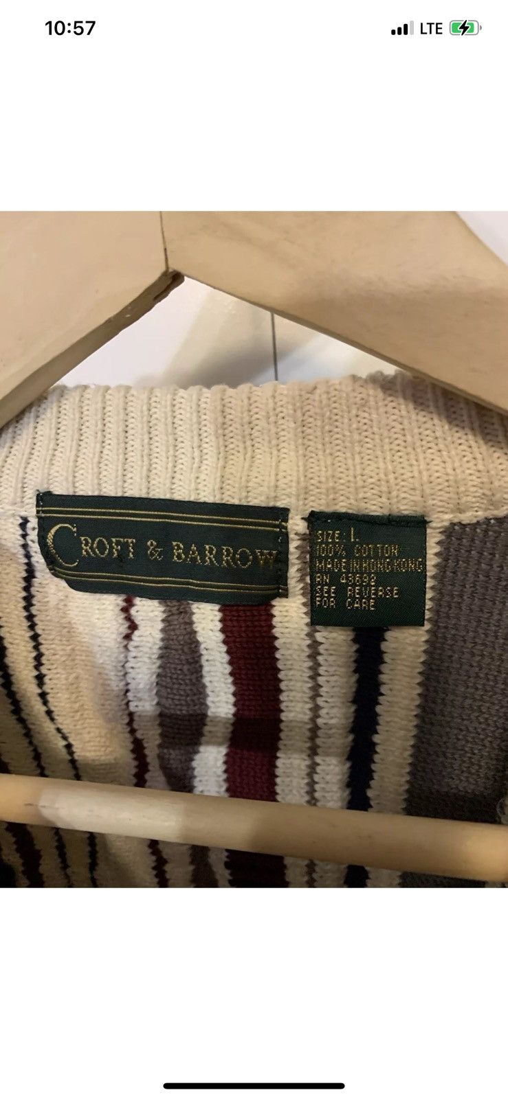 Croft & Barrow Vtg Croft & Barrow sweater mens sz L Size US L / EU 52-54 / 3 - 2 Thumbnail