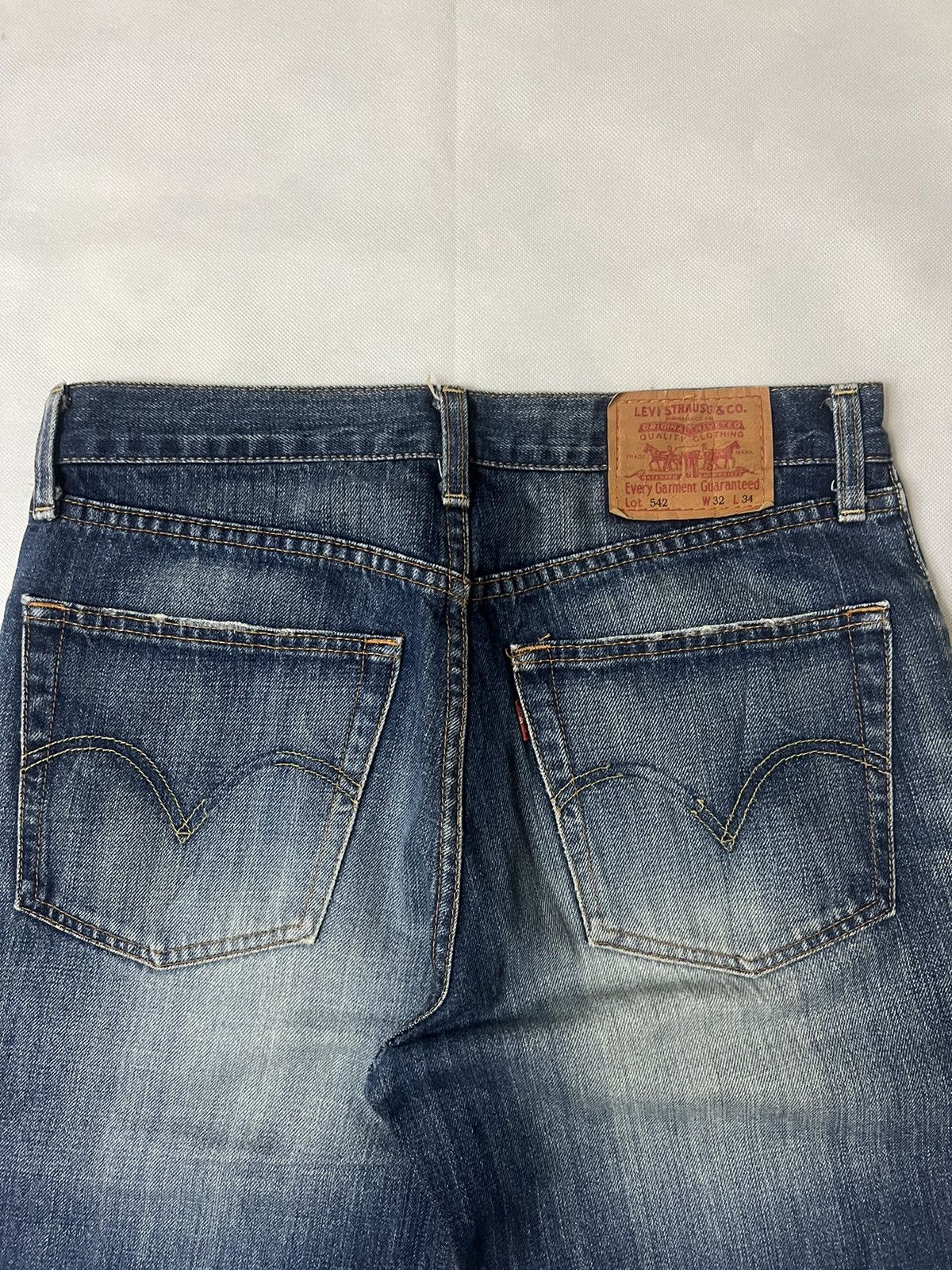 Levi's Vintage Levis 542 Distressed Denim Size US 32 / EU 48 - 13 Thumbnail