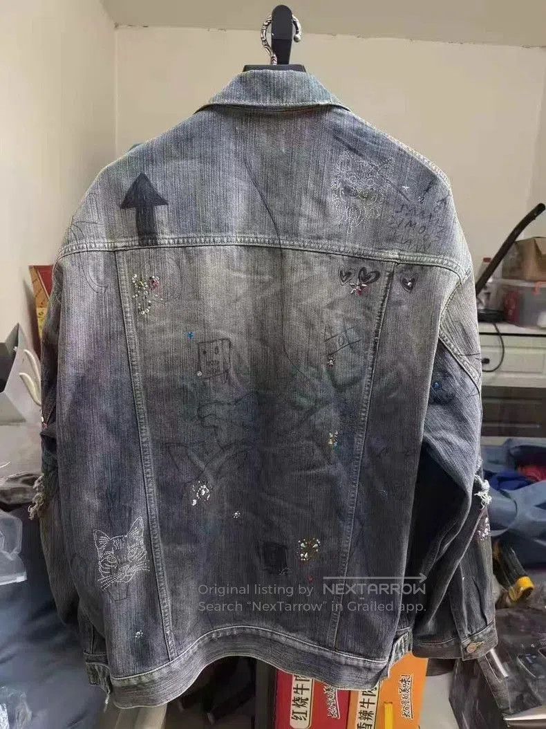 Balenciaga Balenciaga Washed Blue Denim Jacket. Size US XXL / EU 58 / 5 - 1 Thumbnail