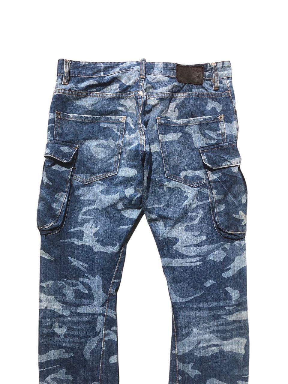 Dsquared2 × Vintage 🇮🇹 Vintage Dsquared2 Cargo Pants Camouflage Made In Italy Size US 33 - 8 Thumbnail