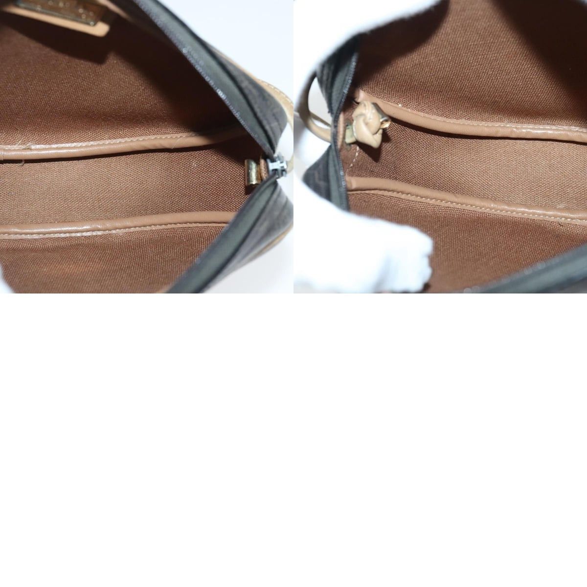 Dior DIOR Honeycomb Canvas Shoulder Bag Pvc Black Brown Silver Size ONE SIZE - 12 Thumbnail