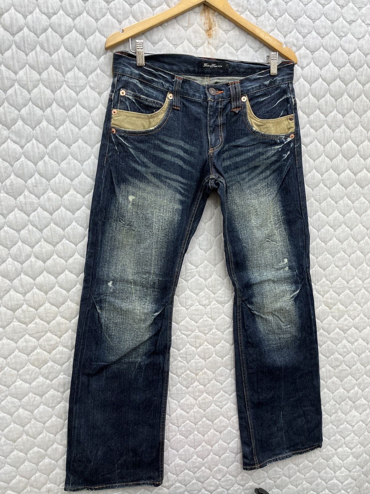 Japanese Brand 🔥🔥🔥ARCHIVE ROOT THREE HYPE DENIM Size 32" / US 10 / IT 46 - 4 Thumbnail