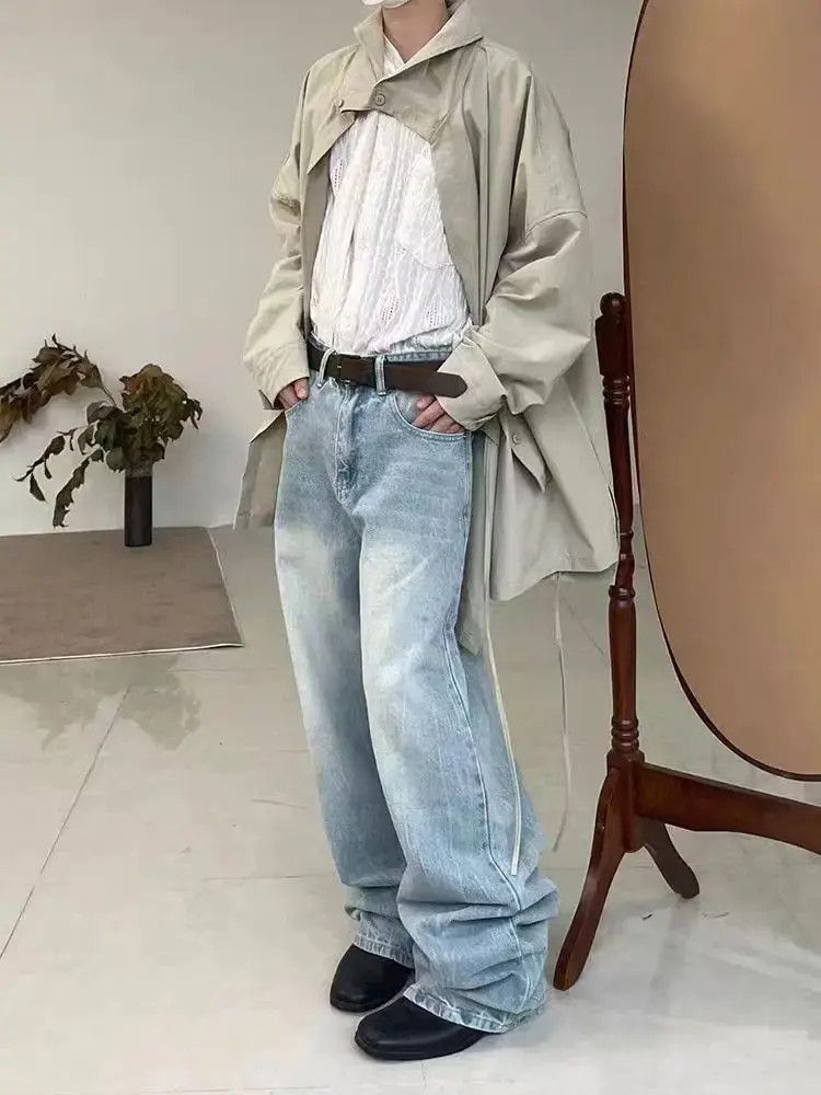 Japanese Brand Vintage washed street Y2K baggy jeans Size US 32 / EU 48 - 2 Thumbnail