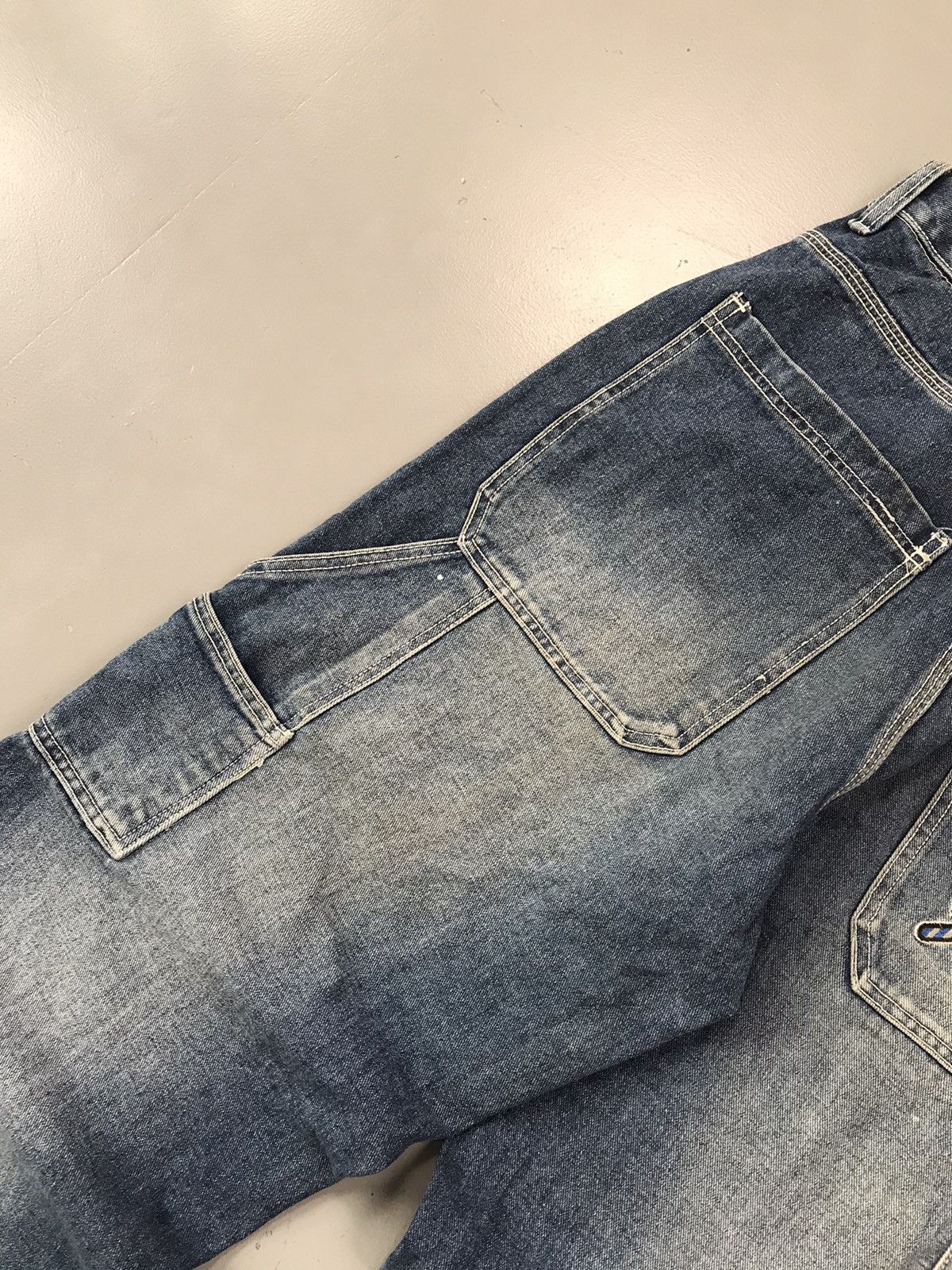 JNCO × Southpole × Vintage Vintage Pat metal SpellOut embroidered carpenter denim Size US 34 / EU 50 - 11 Thumbnail