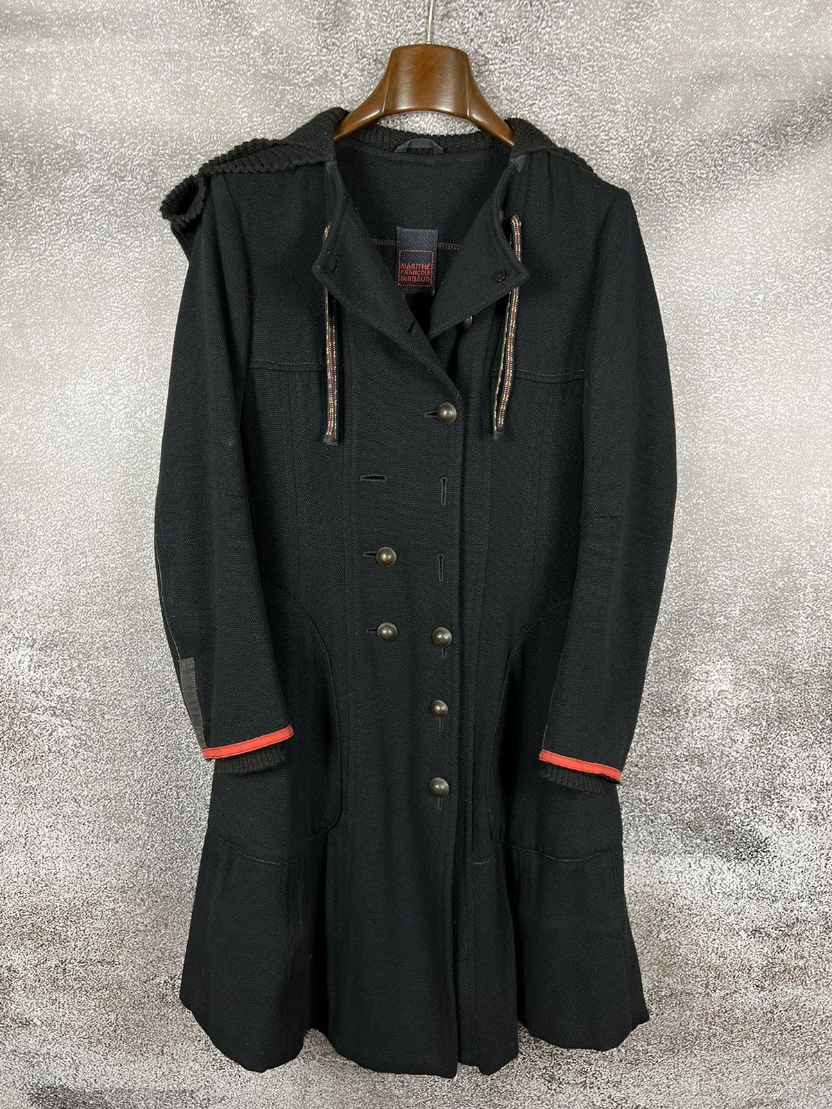 Marithe + Francois Girbaud Marithe + Francouis Girbaud wool avant-garde coat goth y2k Size M / US 6-8 / IT 42-44 - 1 Thumbnail