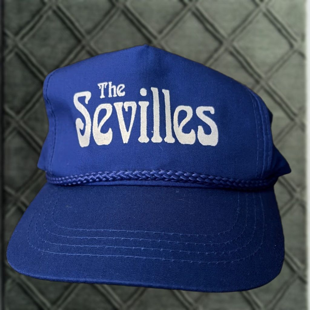 Vintage VINTAGE The Sevilles Band Music Blue Rope SnapBack Hat Cap Baseball Cap Men One Size Blue Music Rope SnapBack Cap Men Size ONE SIZE - 1 Thumbnail