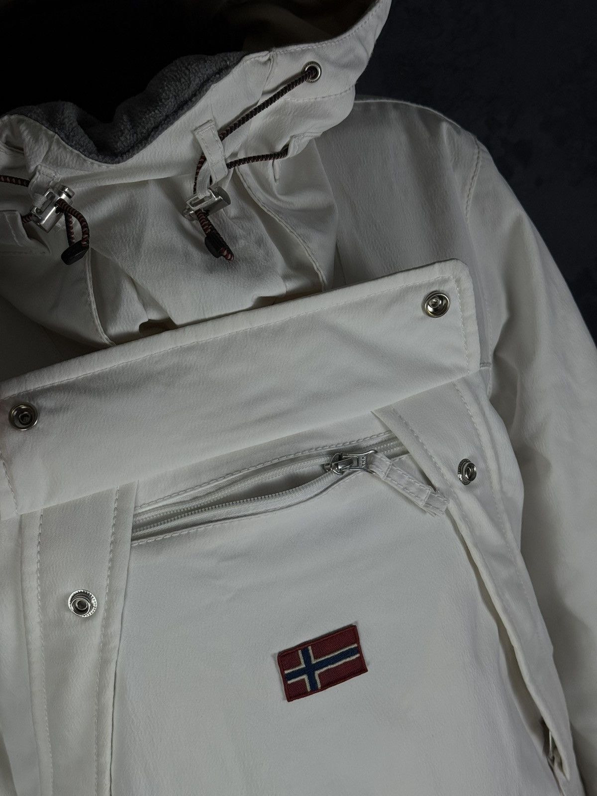 Napapijri Vintage Napapijri Skidoo Anorak Jacket Fleece Outdoor Size XL / US 12-14 / IT 48-50 - 8 Thumbnail