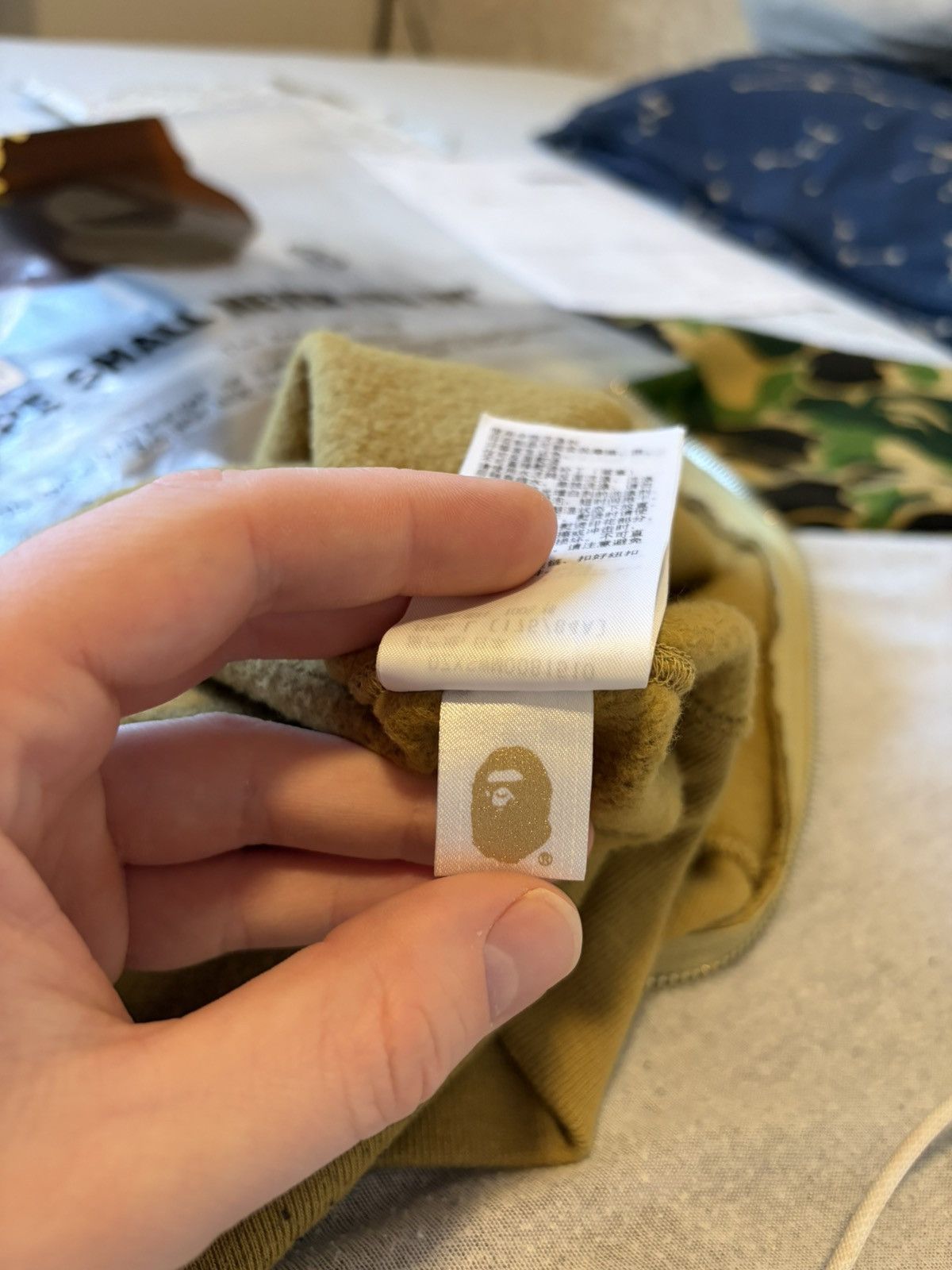 Bape Bape abc green camo crystal stone Size US L / EU 52-54 / 3 - 11 Thumbnail