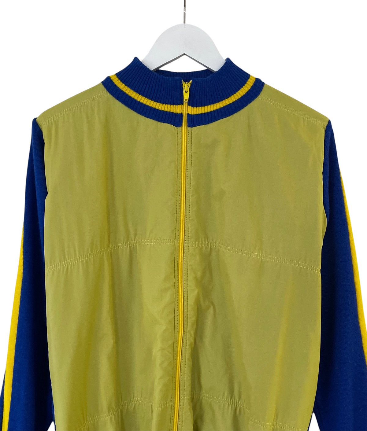 Vintage AERBER Men's Vintage Wool Jacket Yellow Size 3 Size US L / EU 52-54 / 3 - 3 Thumbnail