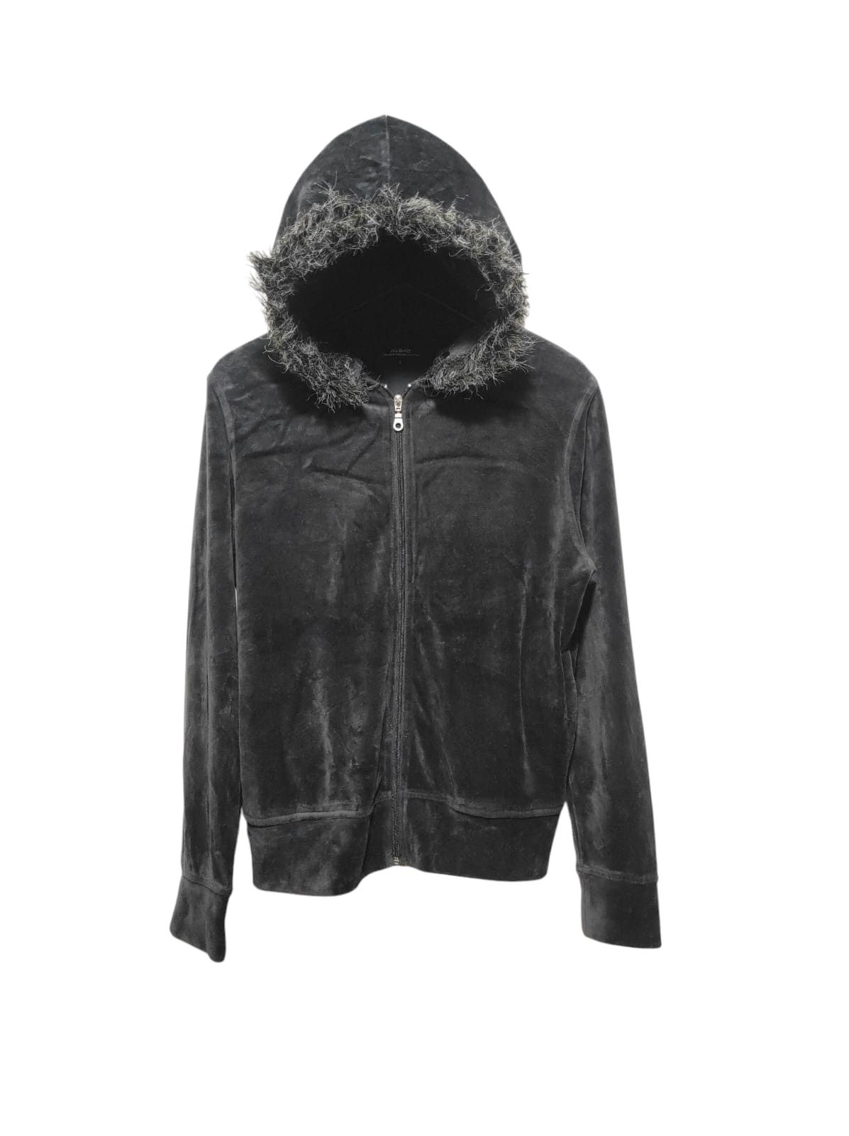 Japanese Brand Jill Blaze Velvet Zipper Fur Hoodie IfSixWasNine LGB style Size M / US 6-8 / IT 42-44 - 1 Thumbnail