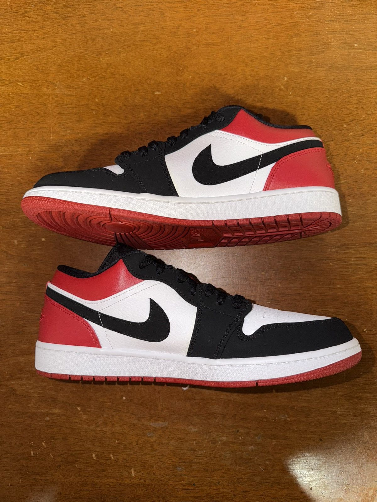 Nike Air Jordan 1 Low Black Toe size 12 Size US 12 / EU 45 - 2 Thumbnail