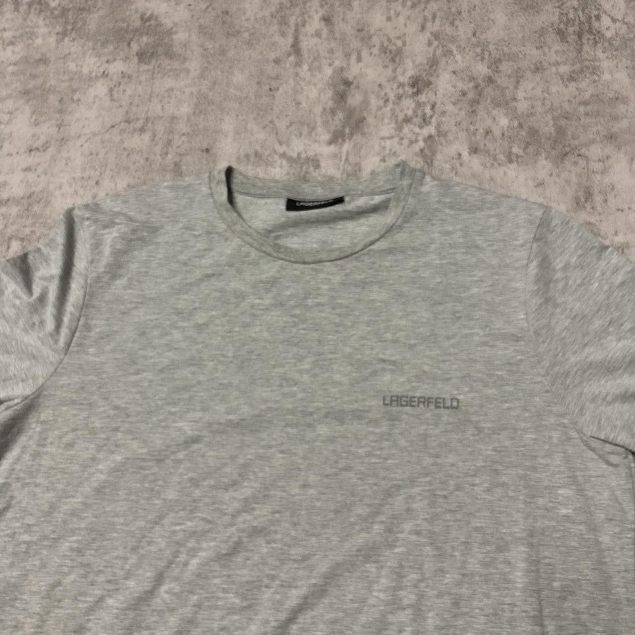 Karl Lagerfeld Grey Lagerfeld T-shirt #Lagerfeld Size US XL / EU 56 / 4 - 2 Thumbnail