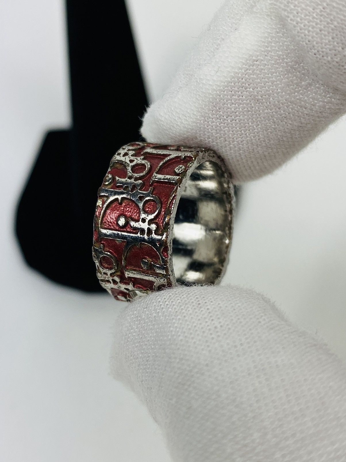 Dior Dior Red Trotter 2 ring size 5 Size ONE SIZE - 8 Thumbnail