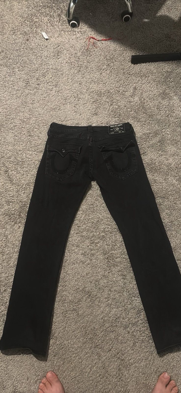 True Religion Crystal denim logo true religion pants Size US 32 / EU 48 - 3 Thumbnail