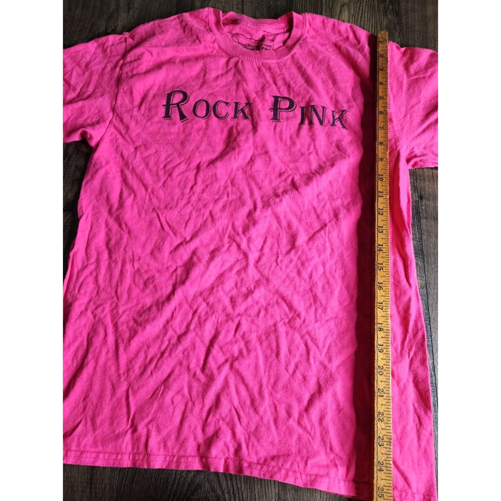 Doublet Rock Pink T-Shirt Adult M Pink Breast Cancer Awareness Double Sided Tattoo Angel Wings Size US M / EU 48-50 / 2 - 3 Thumbnail