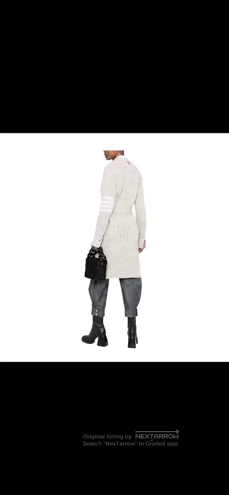Thom Browne Thom Browne Gray knit cardigan Size US M / EU 48-50 / 2 - 3 Thumbnail