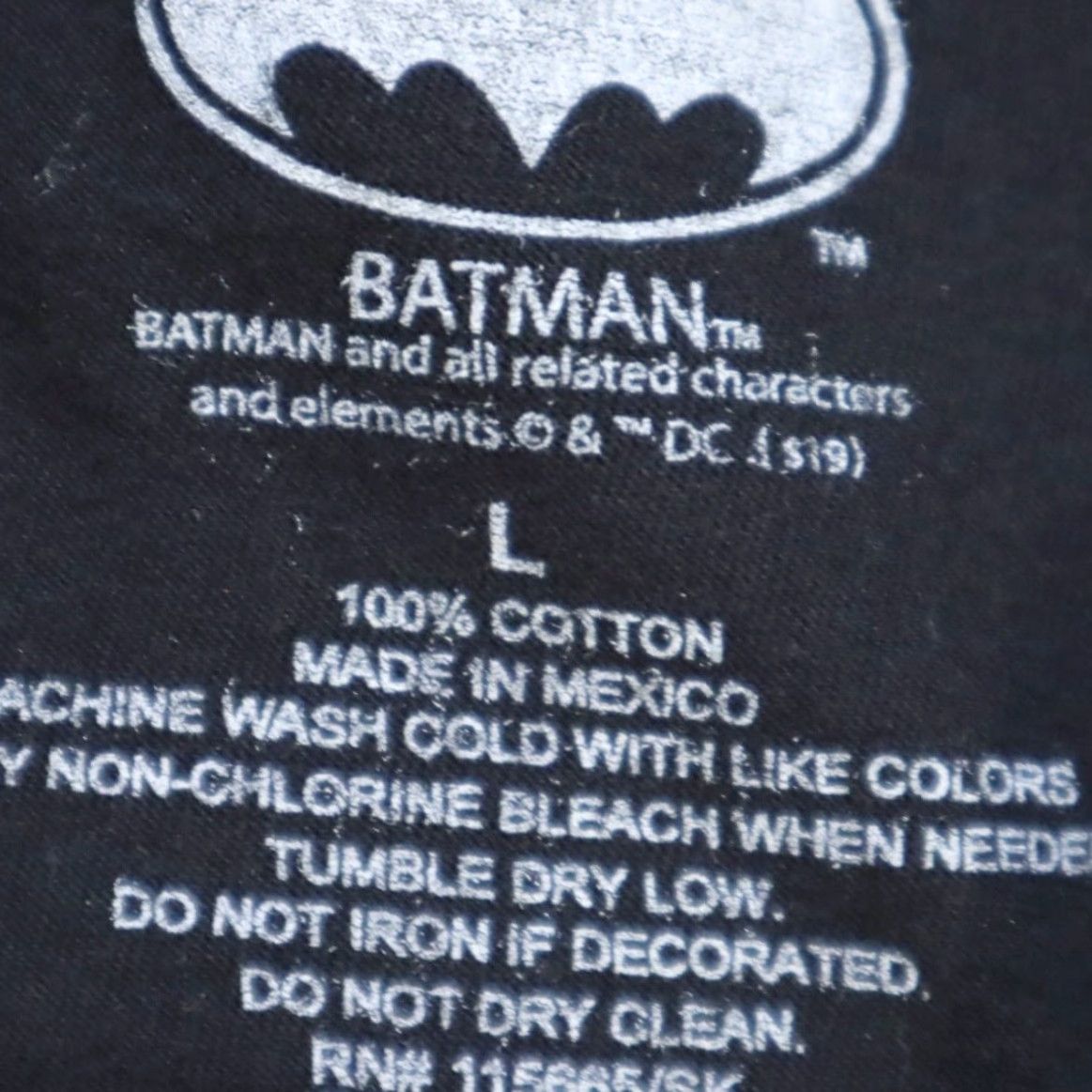 Vintage VINTAGE Batman Graphic Gnarly Comic Book Style Solid T-Shirt Black Men's L Size US L / EU 52-54 / 3 - 5 Thumbnail