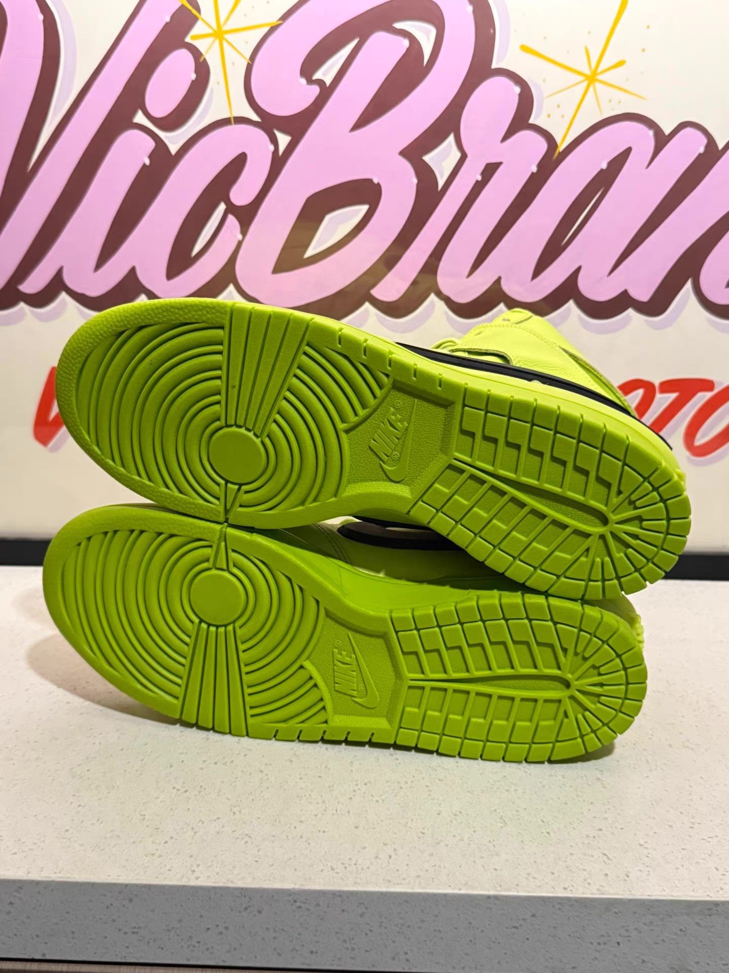Nike AMBUSH x Nike Dunk "Flash Lime"sneakers。 Ｑ20 Size US 9.5 / EU 42-43 - 4 Thumbnail