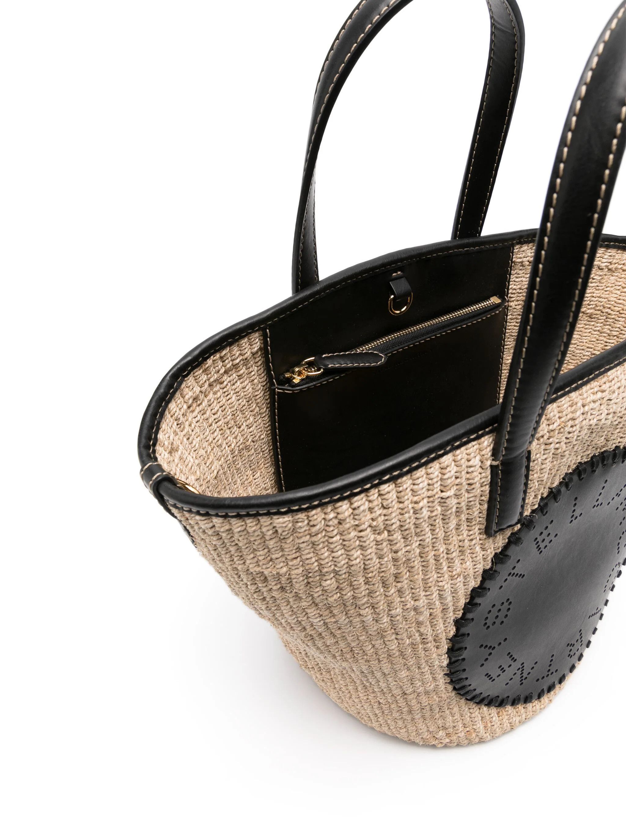Stella McCartney o1s22i1n1024 Size: OS / Logo Raffia Shoulder Bag Size ONE SIZE - 5 Thumbnail