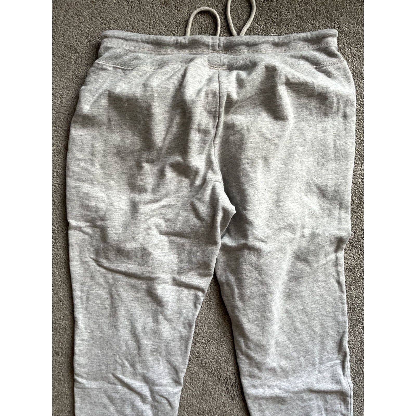 Gap VINTAGE Gap Womens Solid S Sweatpants Gray W/ Logo Cream Solid Size Small Size 28" / US 6 / IT 42 - 4 Thumbnail