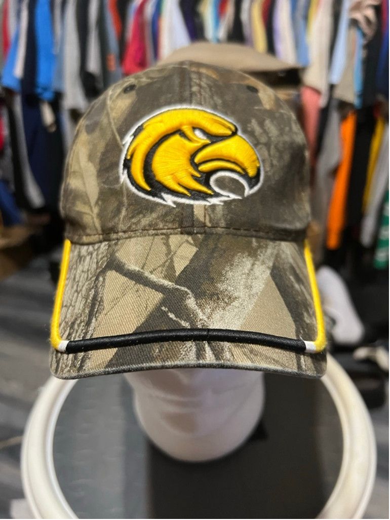 The Game Men's The Game Camo Yellow Eagle Logo Baseball Cap One Size Size ONE SIZE - 1 Thumbnail