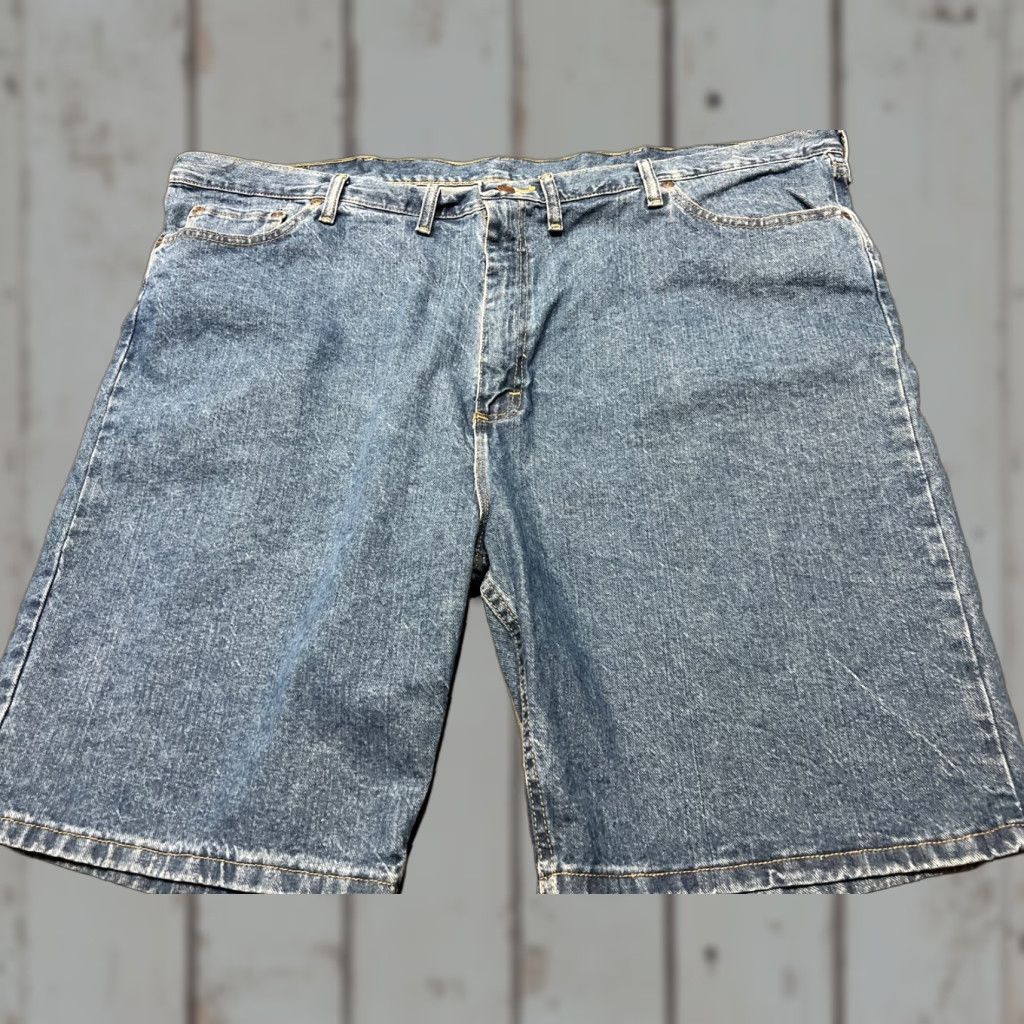Wrangler VINTAGE Wrangler Men’s Cargo Denim Shorts 48 Big & Tall Blue Spring Summer Casual Size US 32 / EU 48 - 1 Thumbnail