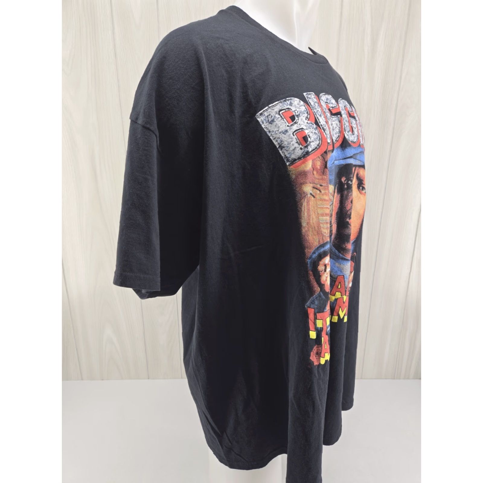 Vintage VINTAGE Notorious 3XL Black Biggie Smalls Shirt It Was All A Dream Hip Hop 90s Tee Mens Size US XXL / EU 58 / 5 - 6 Thumbnail