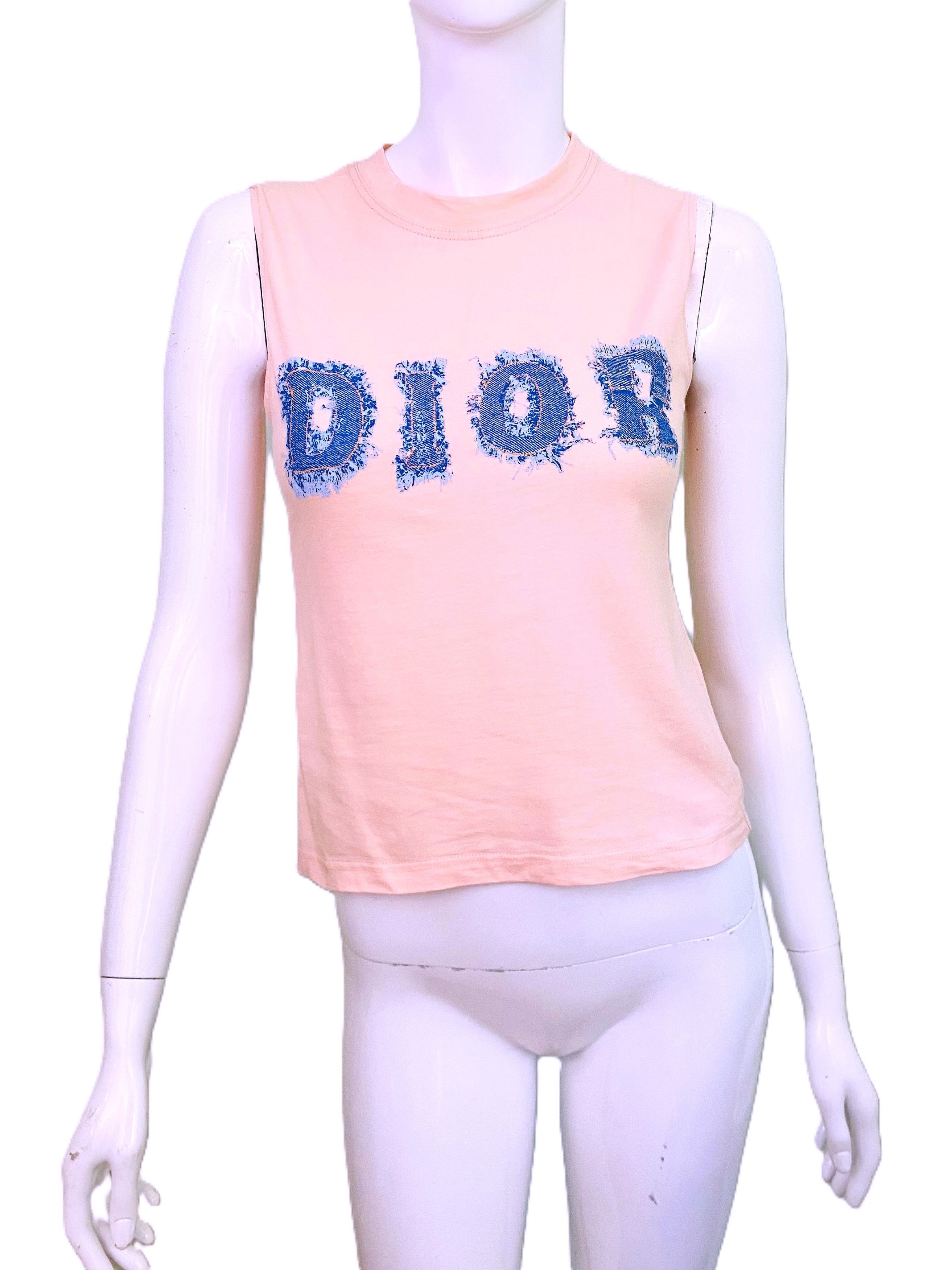 トップス Christian Dior Galliano Tank Top denim Dior Christian Dior Denim Laced Corset Top | Grailed
