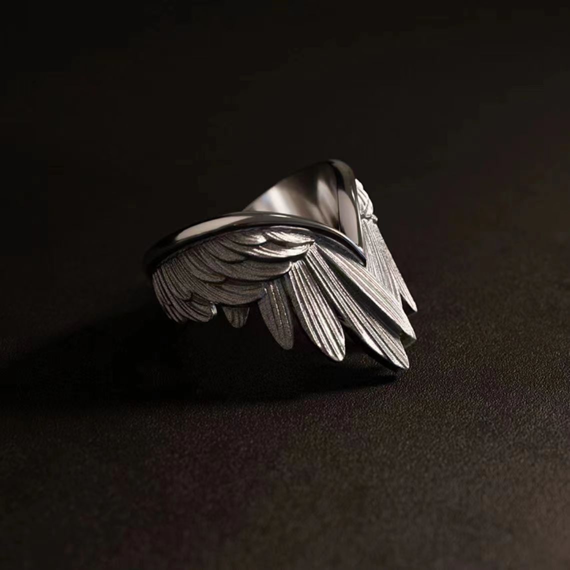 Jewelry Trendy Open-Style Wing Ring Size ONE SIZE - 2 Thumbnail