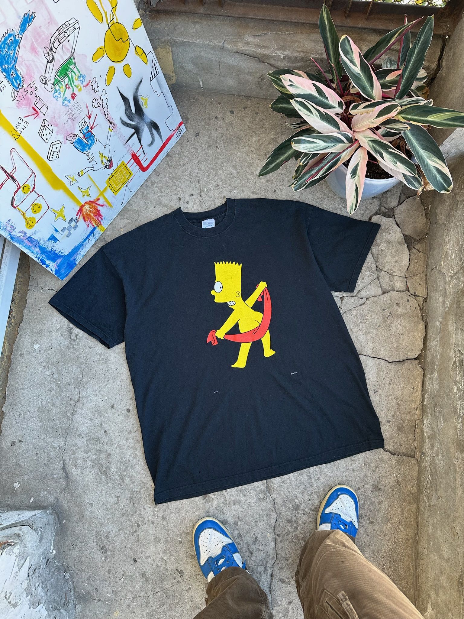 Cartoon Network Vintage Y2k Bart Simpsons Size US XXL / EU 58 / 5 - 3 Thumbnail