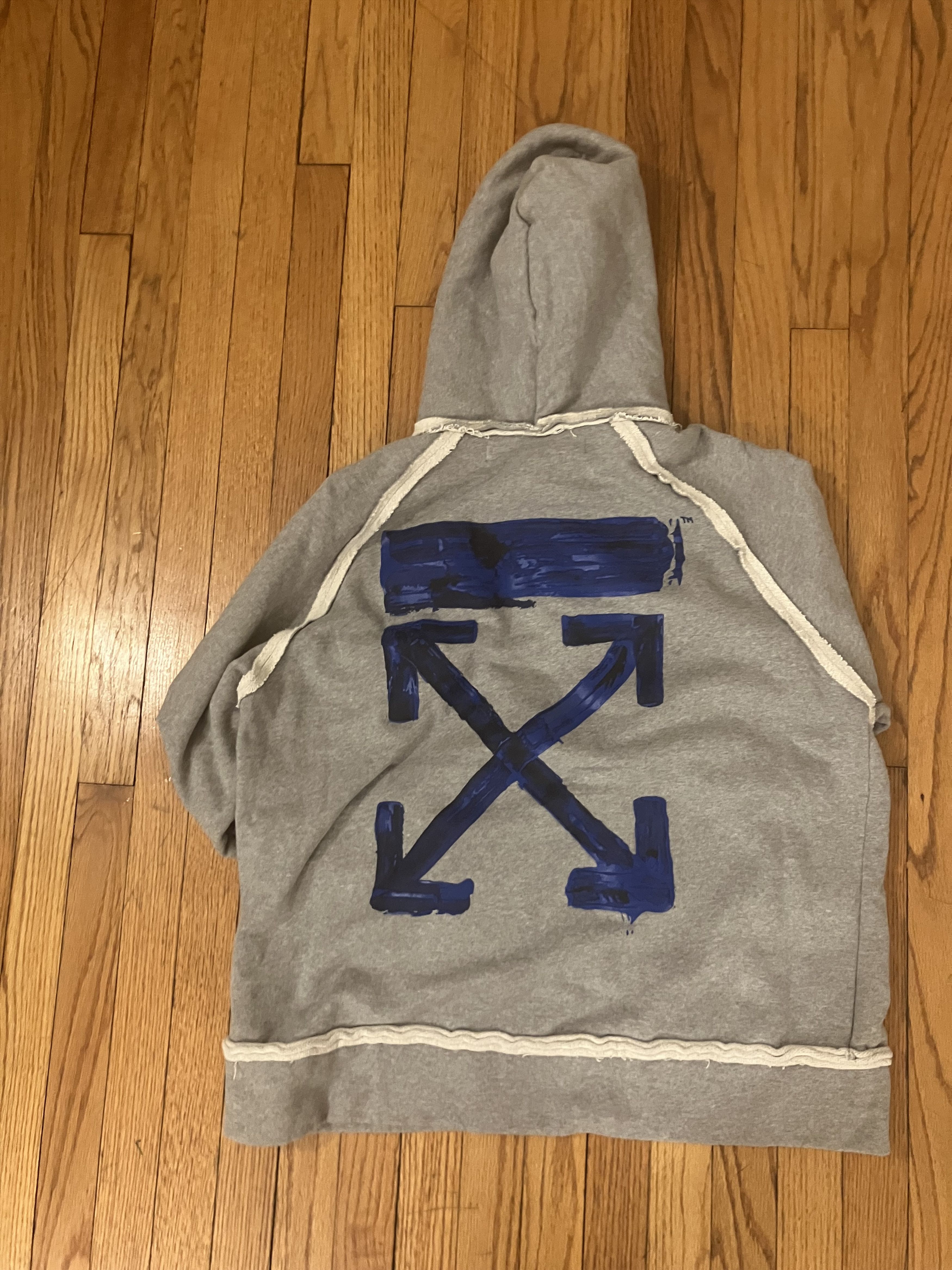 Off-White Off-White gradient arrow hoodie blue/grey Size US S / EU 44-46 / 1 - 15 Thumbnail