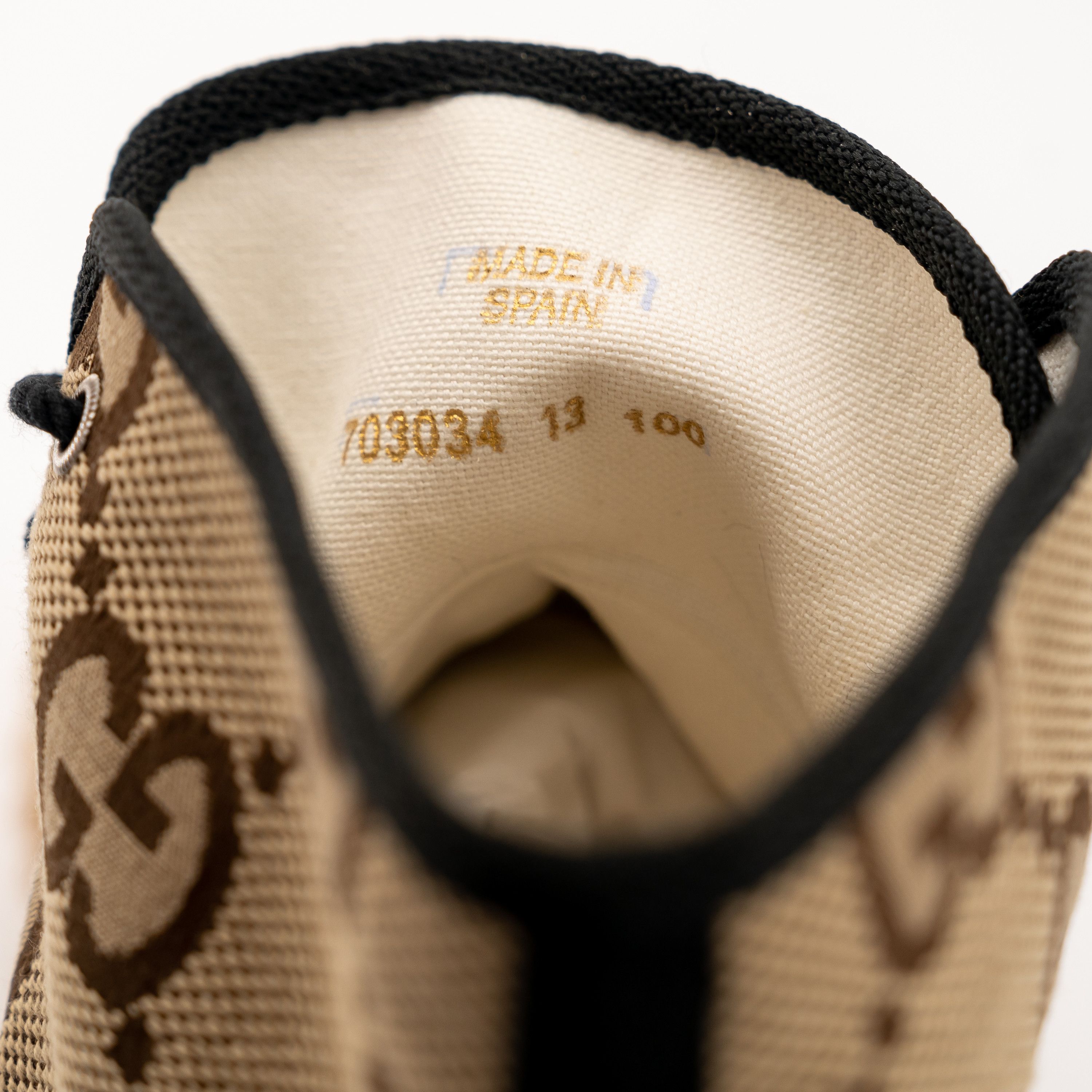 Gucci size 13G - Gucci GG Canvas High Top Sneakers Brown Size US 13 / EU 46 - 7 Thumbnail