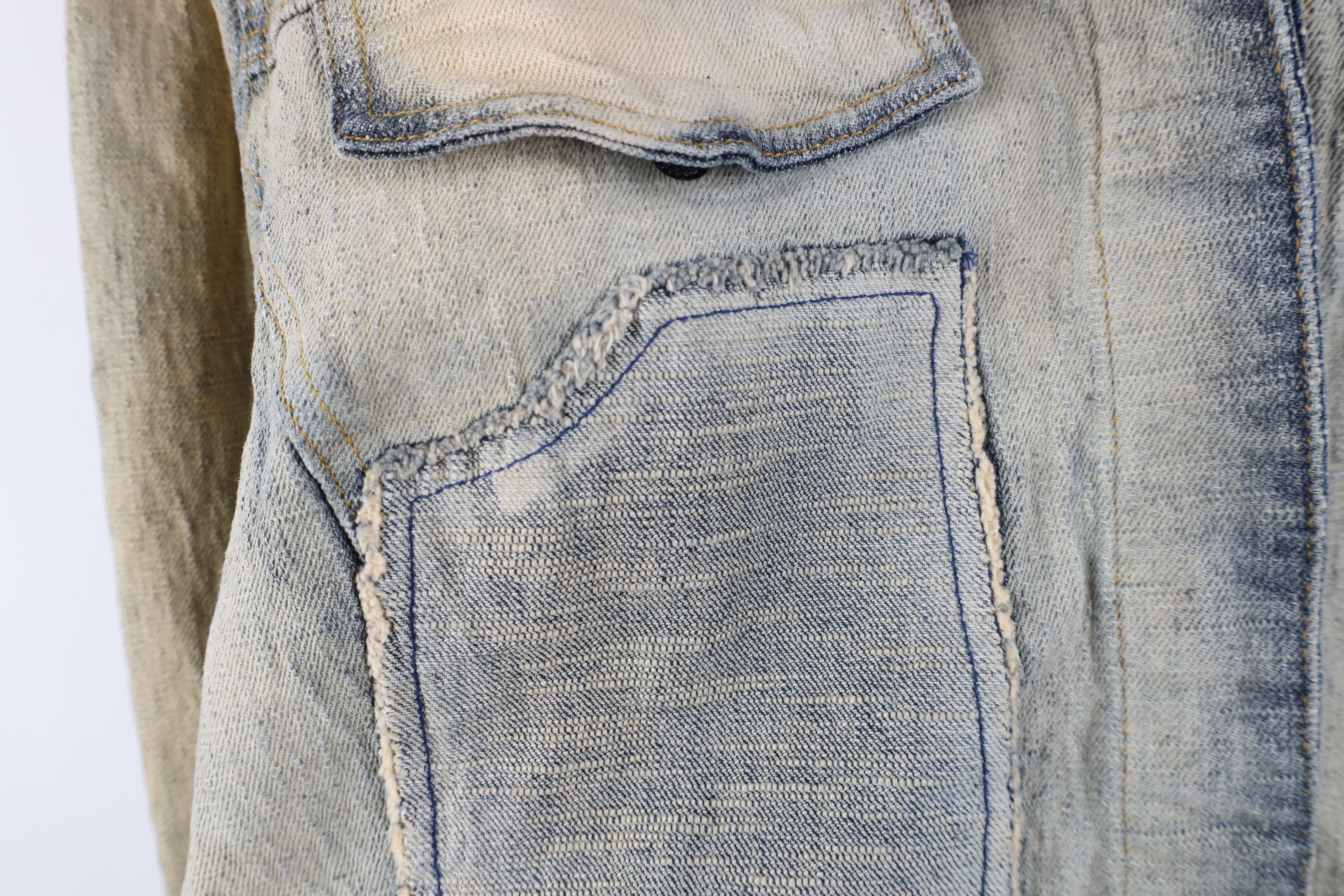 Fubu Vintage FUBU Stretch Denim Jean Trucker Jacket Acid Wash Size XXL / US 16-18 / IT 52-54 - 5 Thumbnail