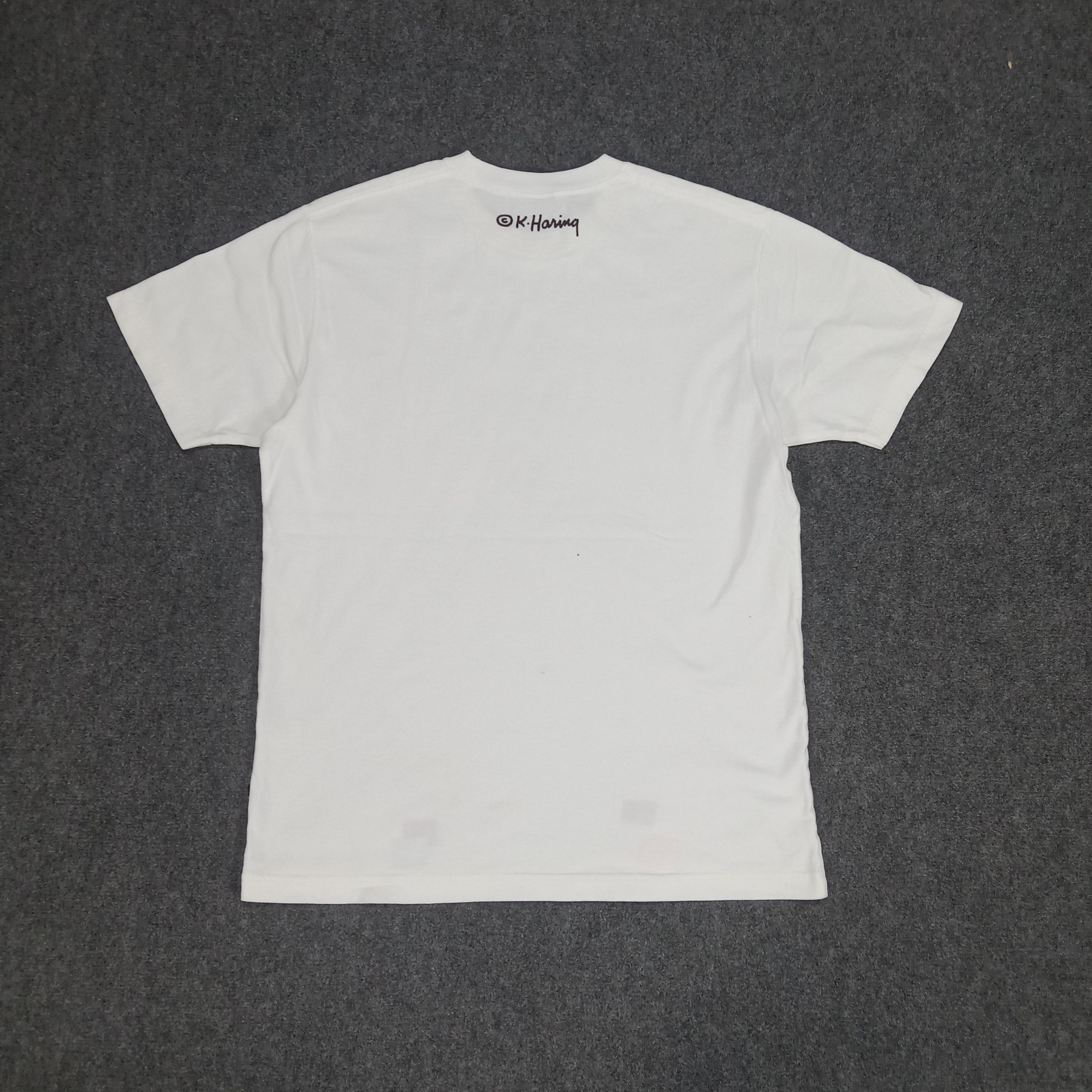 Keith Haring × Vintage Keith Haring American Photo Art Tshirt Size US L / EU 52-54 / 3 - 6 Thumbnail