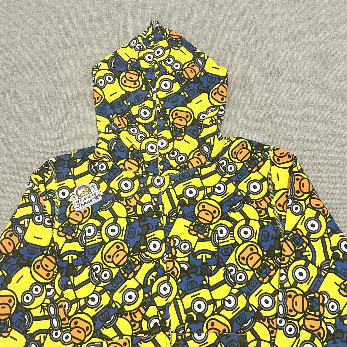 Bape Bape x Minion Full Zip Hoodie Size US L / EU 52-54 / 3 - 5 Thumbnail