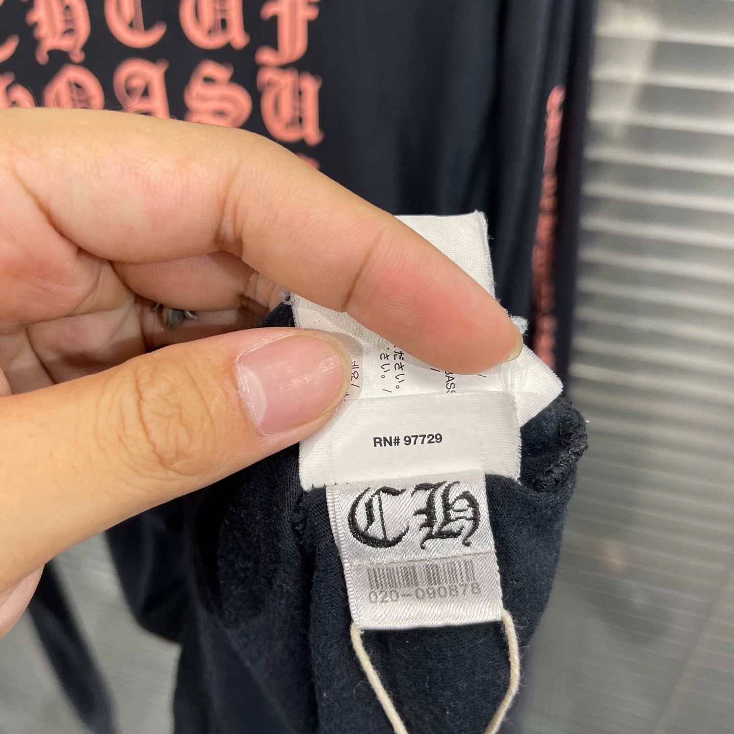Chrome Hearts Chrome Hearts Red Sanskrit Back Print Long Sleeve M 95 New Size US M / EU 48-50 / 2 - 8 Thumbnail