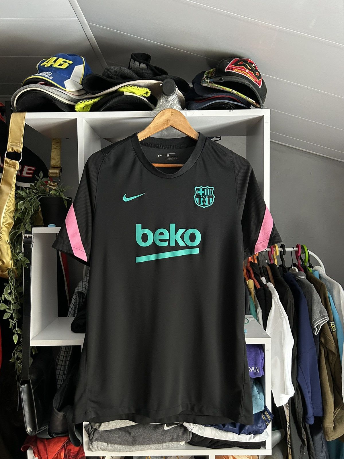 Other Barcelona 2020/21 training football soccer jersey shirt Size US L / EU 52-54 / 3 - 1 Thumbnail