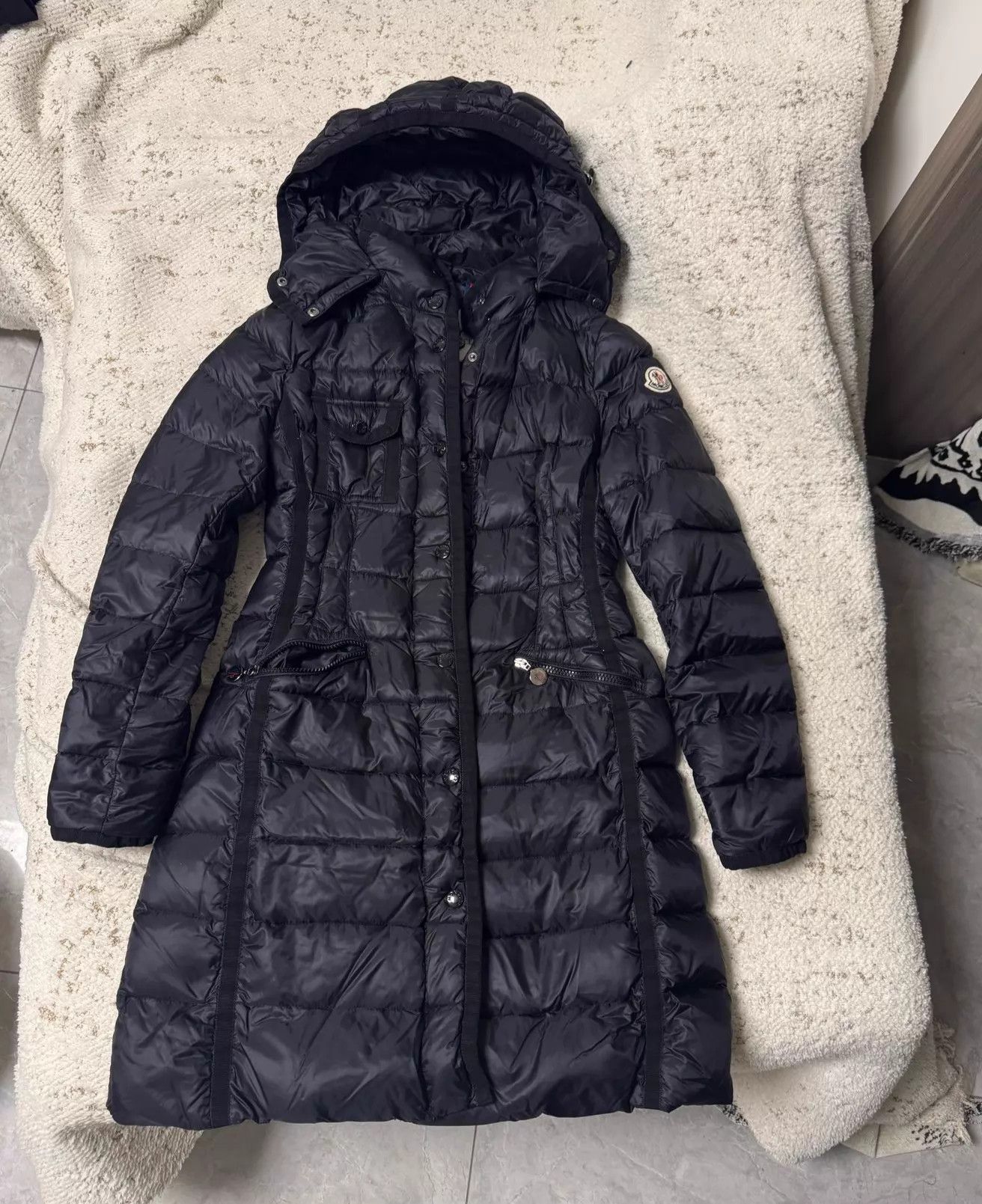 Moncler Moncler Long Down Coat Authentic Women's 0 Size XS / US 0-2 / IT 36-38 - 1 Thumbnail