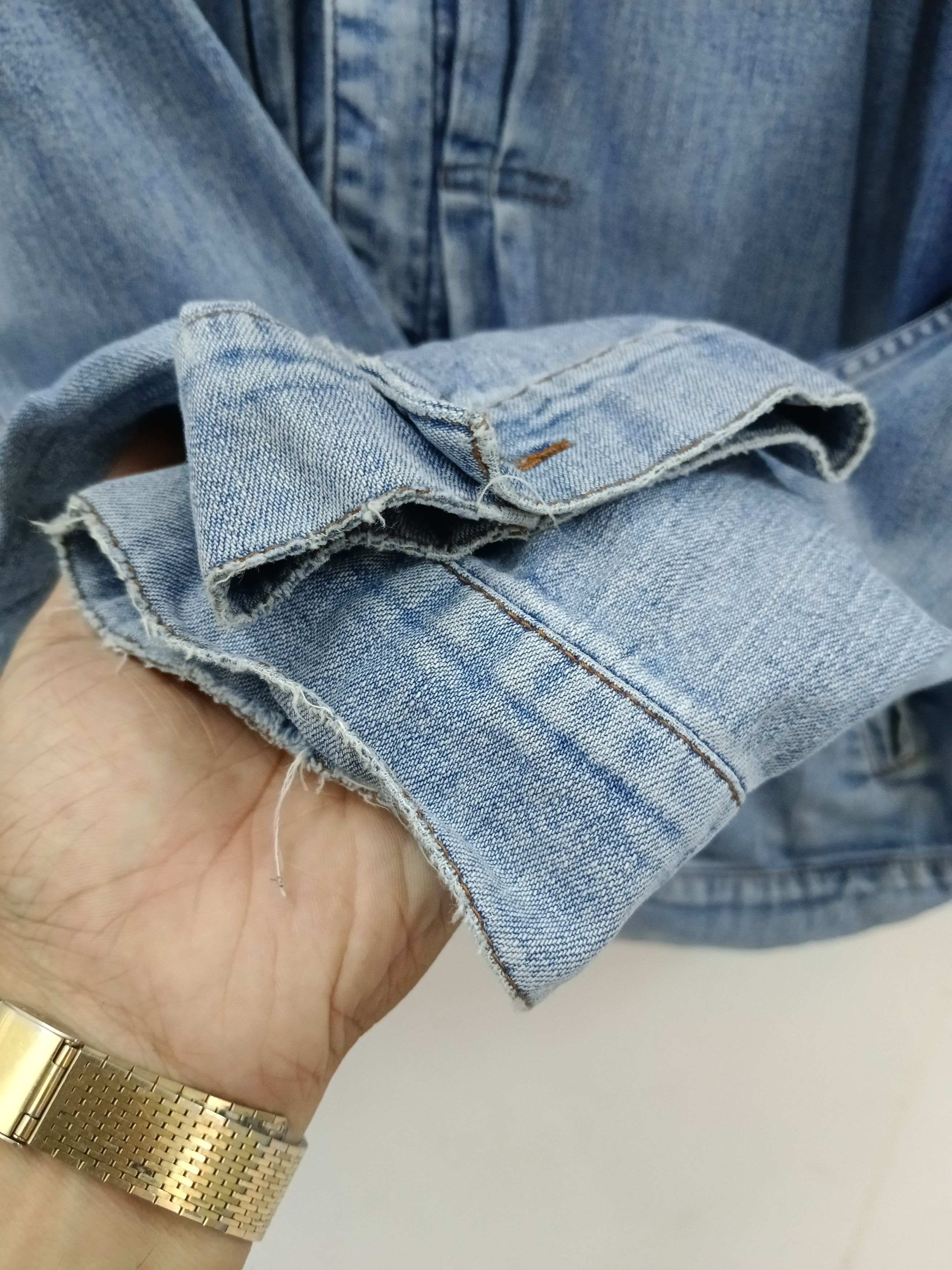 Pointer Distressed Vintage 90s Pointer Chinese Kung Fu Denim Size US L / EU 52-54 / 3 - 5 Thumbnail
