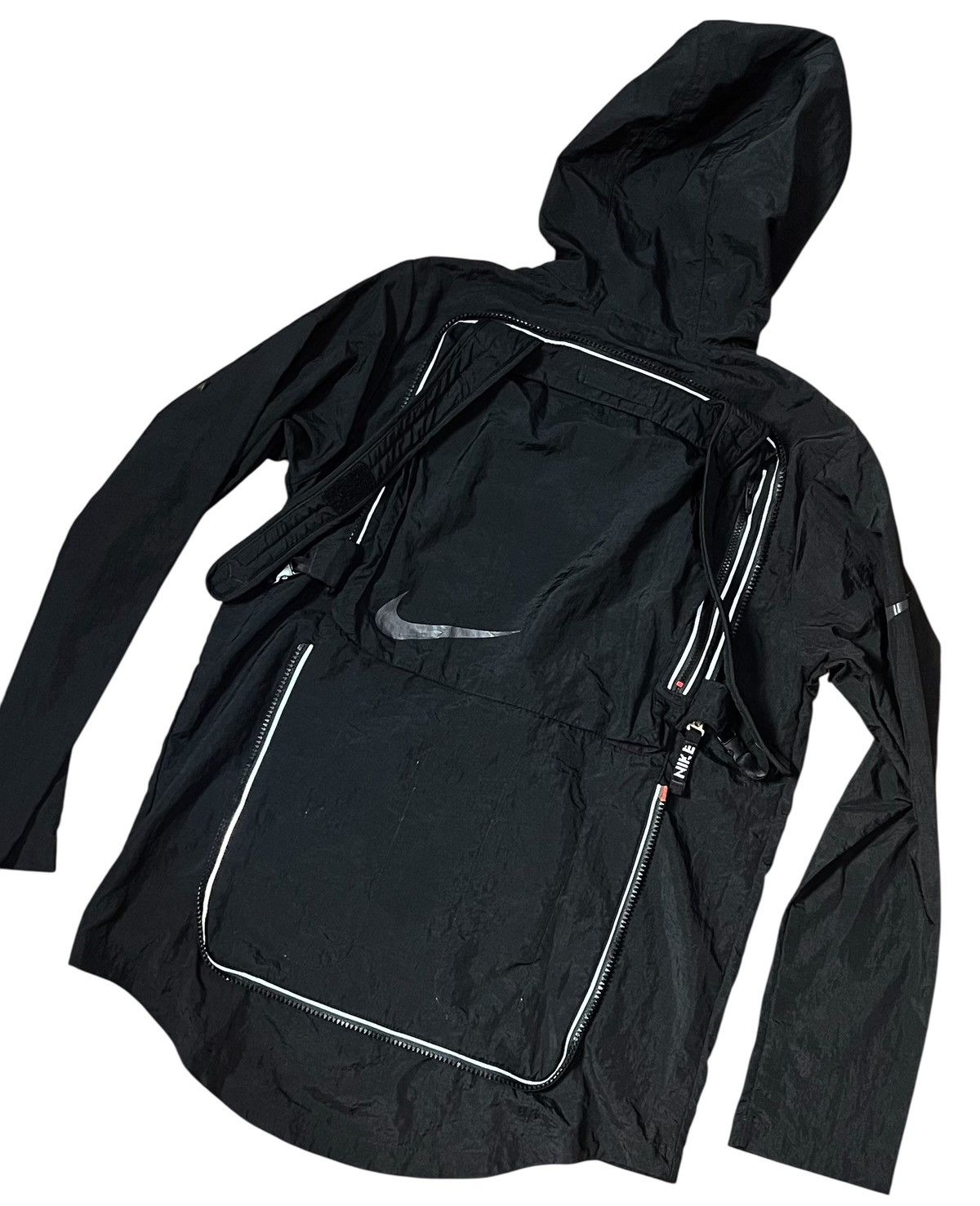 Nike Nike packable black zip hoodie jacket Size US S / EU 44-46 / 1 - 2 Thumbnail