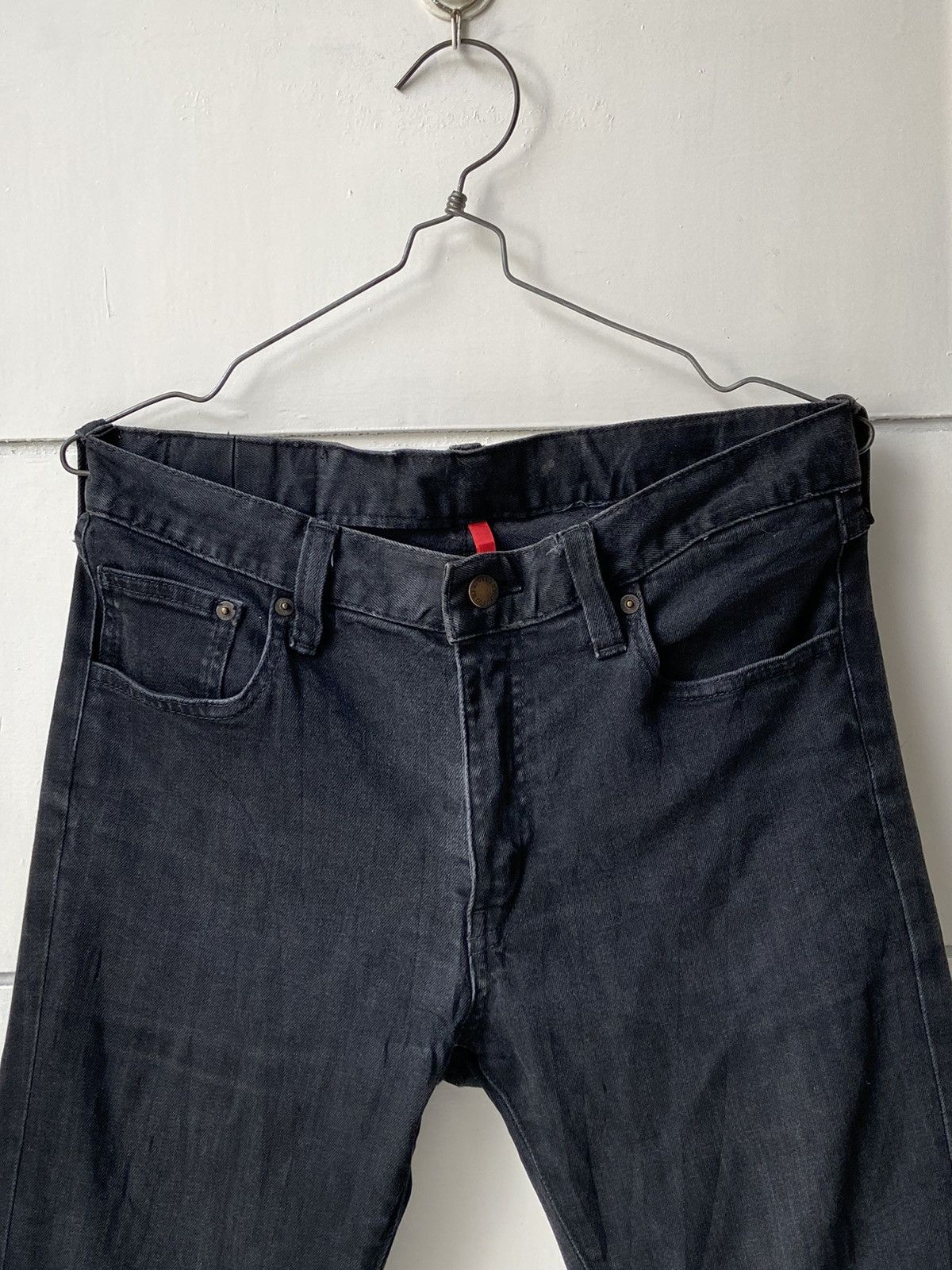 Uniqlo UNIQLO T-000 Black Skinny Denim Jeans Size US 30 / EU 46 - 2 Thumbnail