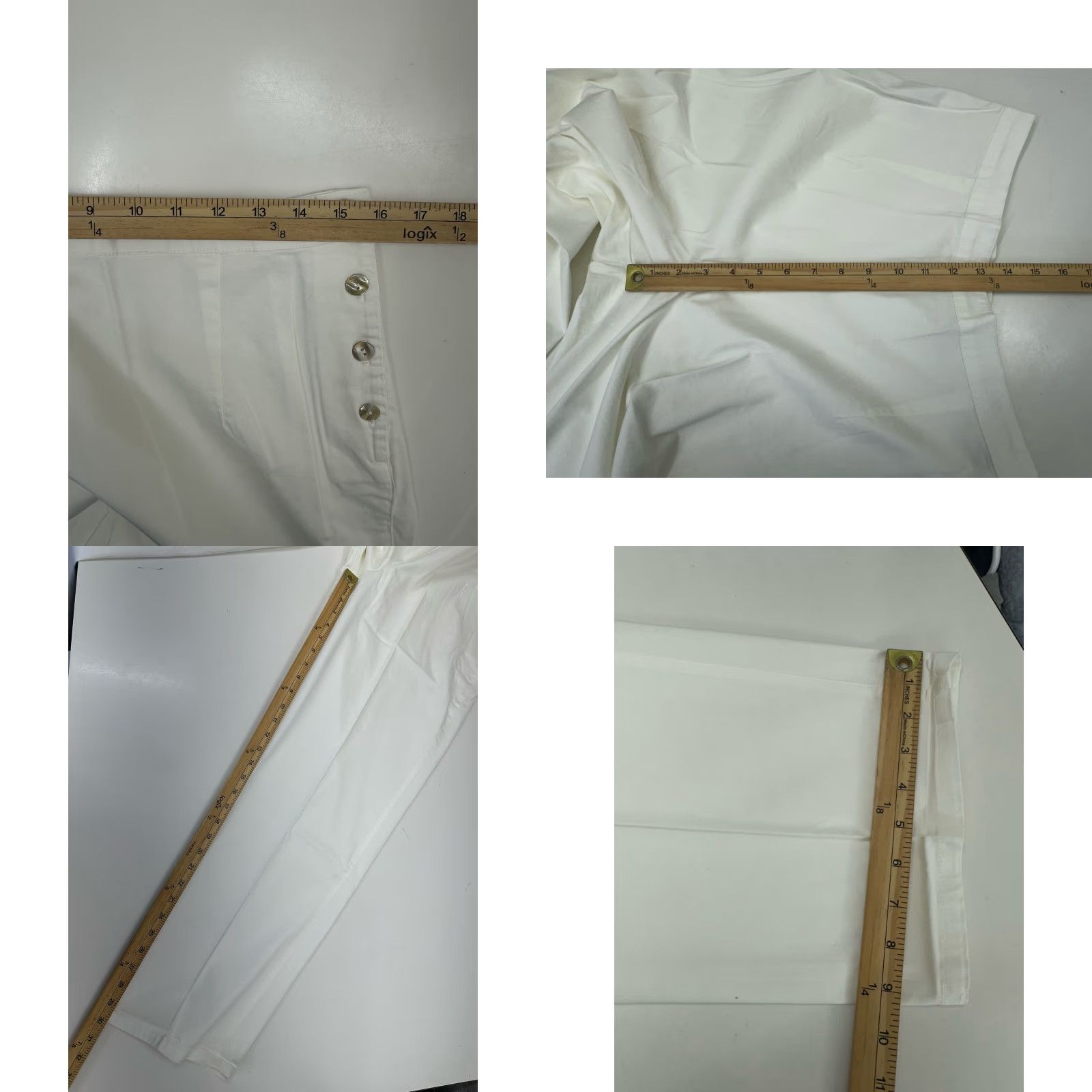 Orvis Orvis Womens Pants Size 16 White Side-Button City Pants USA Made Size 38" / US 16 / IT 52 - 8 Thumbnail